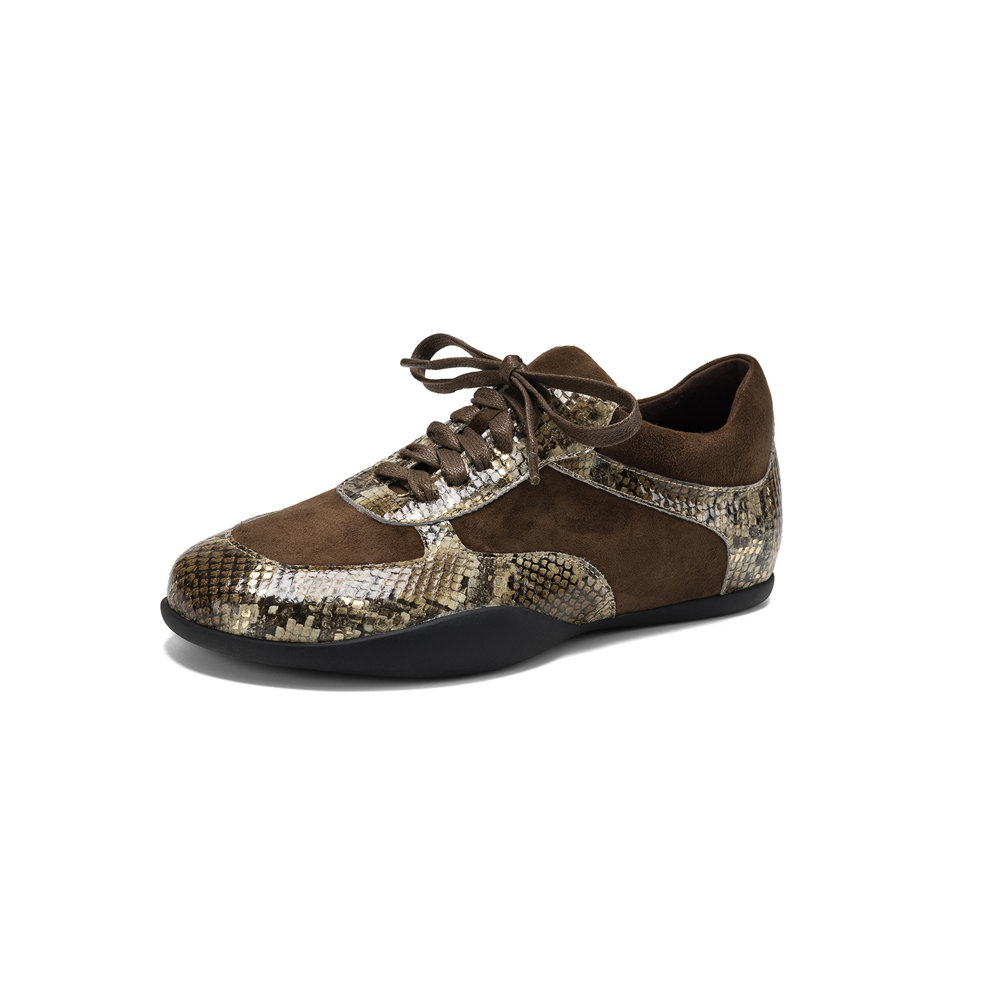 Genuine Leather Sheepskin Snak - Women Shoes Tennis 评论和价格