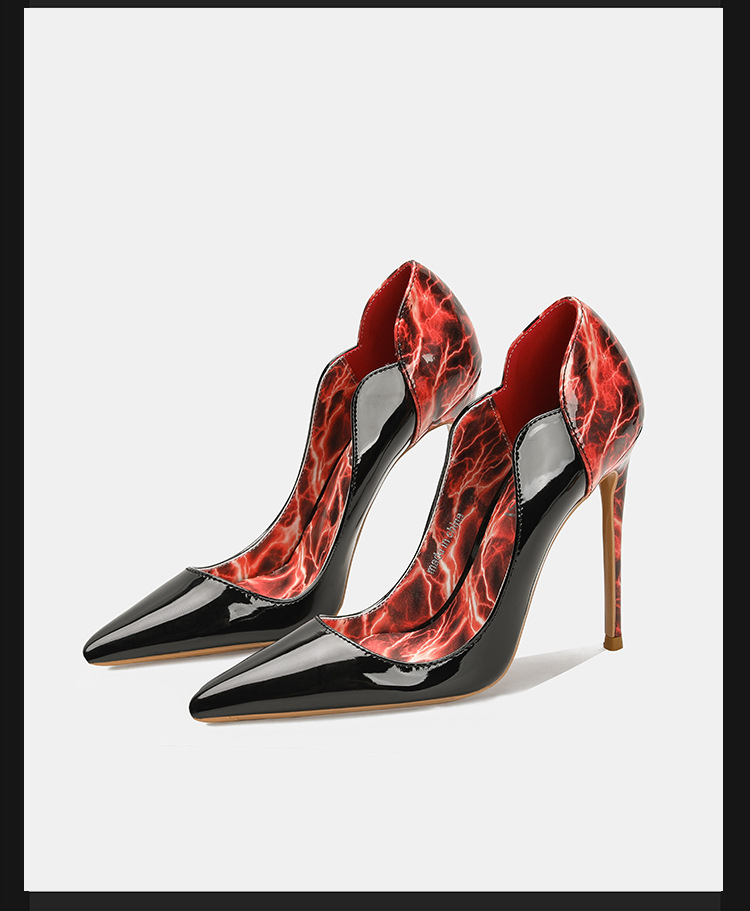 Electric Lightning Leopard Sti - Court Heel Pointed 评论和价格