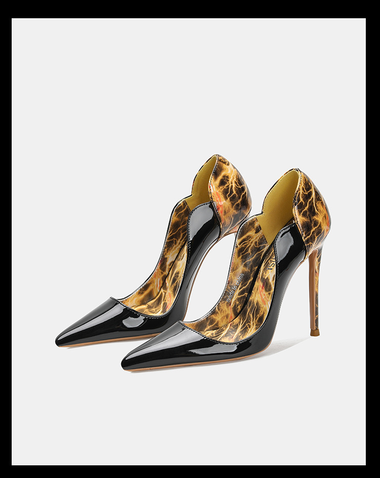 Electric Lightning Leopard Sti - Court Heel Pointed 评论和价格