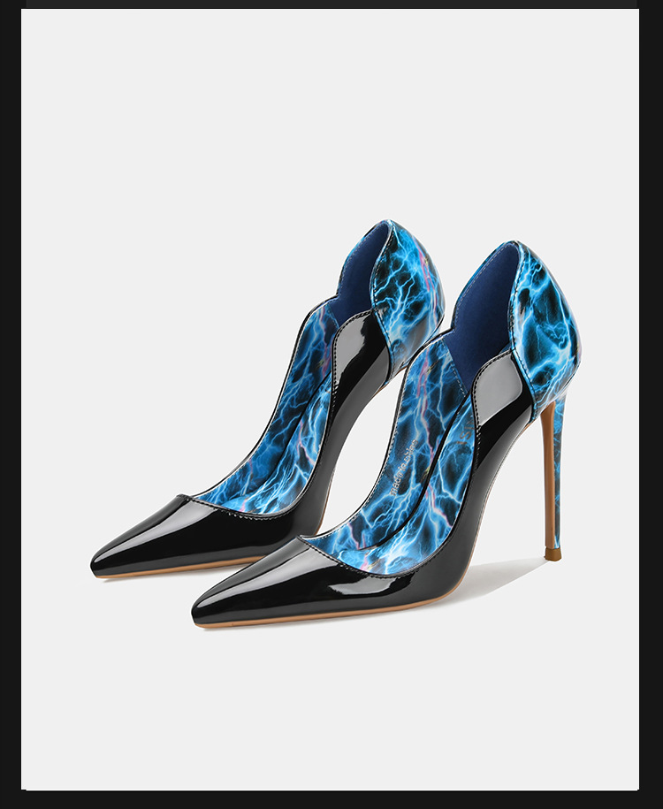 Electric Lightning Leopard Sti - Court Heel Pointed 评论和价格
