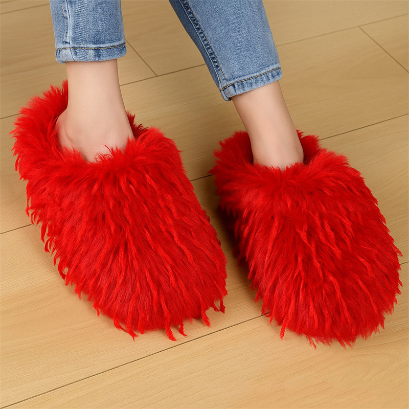 Winter Women's Slippers Fluffy - Women'S Shoes Clogs 评论和价格