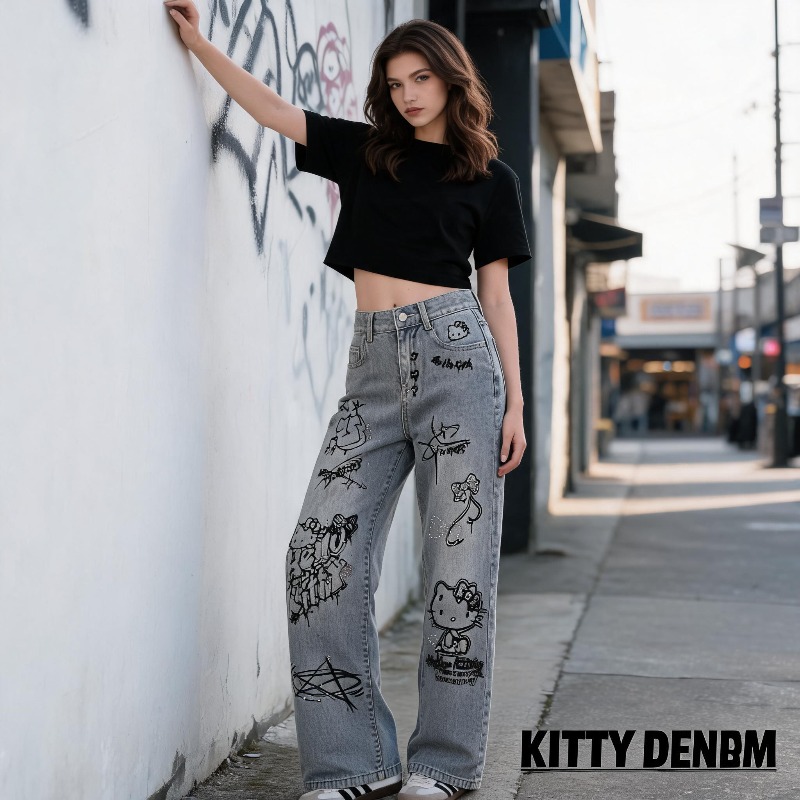 Cute Keiokitty Rhinestone Graf - Women Shoes Xxl 评论和价格