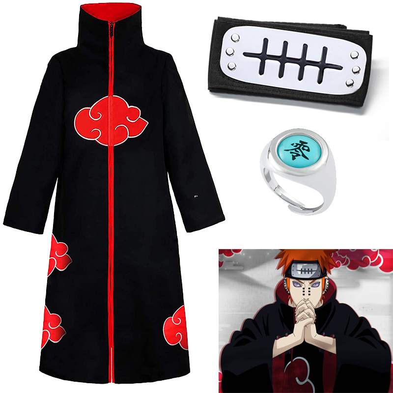 Naruto Akatsuki Cosplay Costum - Women Shoes Xxl 评论和价格