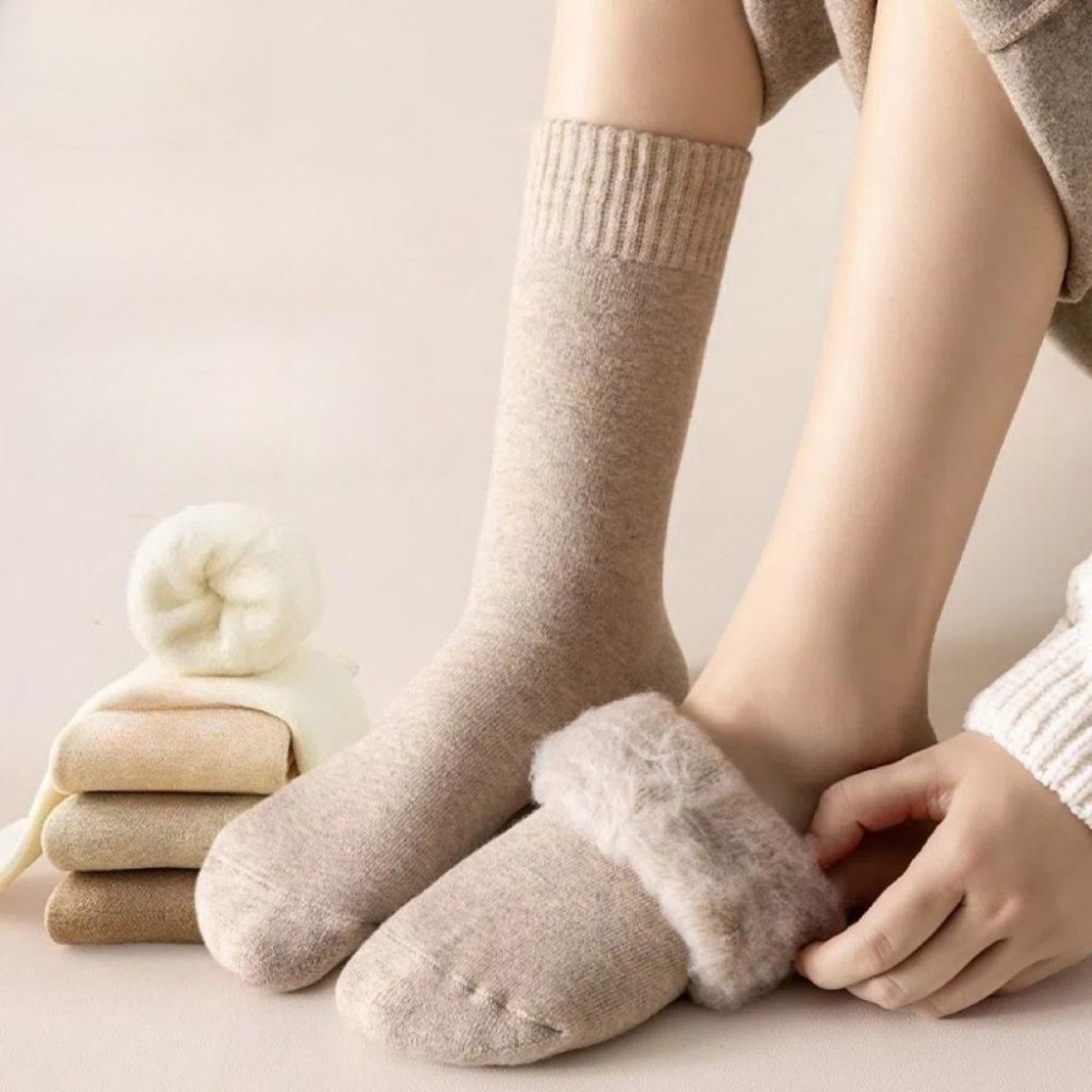 1 Pair Winter Warm Thermal Soc - Sock Boot Women 评论和价格