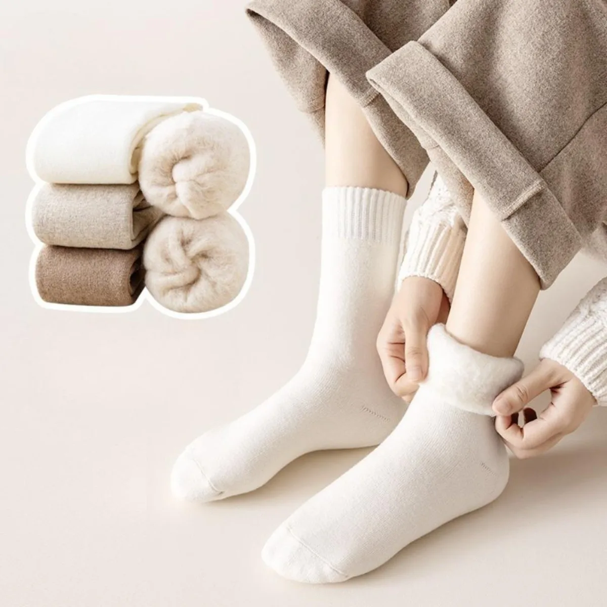 1 Pair Winter Warm Thermal Soc - Sock Boot Women 评论和价格