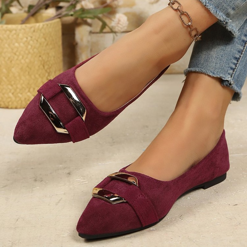 Women's Pointed Toe Suede Flat - Women'S Shoes Clogs 评论和价格