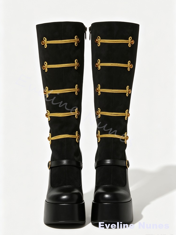 Retro Royal Court Gold Knot Kn - Court Heel Pointed 评论和价格