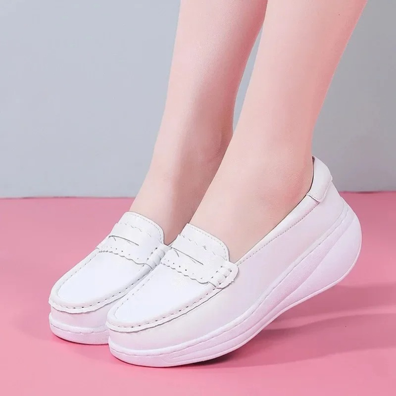 2025 White Pink Nurses Sneaker - Women Shoes Tennis 评论和价格