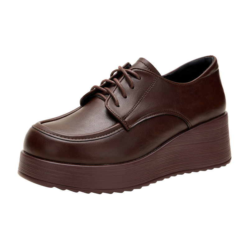 6cm Comfortable Deep Mouth Sof - Oxford Lace Up Women 评论和价格