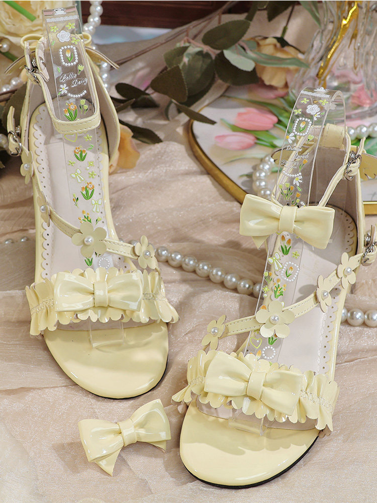 Japanese Original Lolita Flowe - Women'S Shoes Clogs 评论和价格